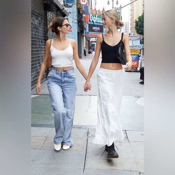 NWT John Galt Cropped White Camisole Top - Picture 3 of 6